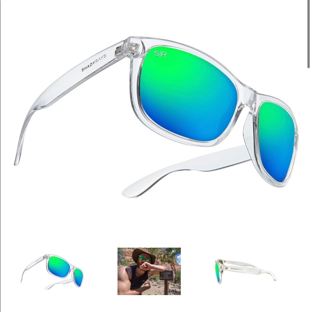 Shady Rays Emerald Ice Polarized Sunglasses